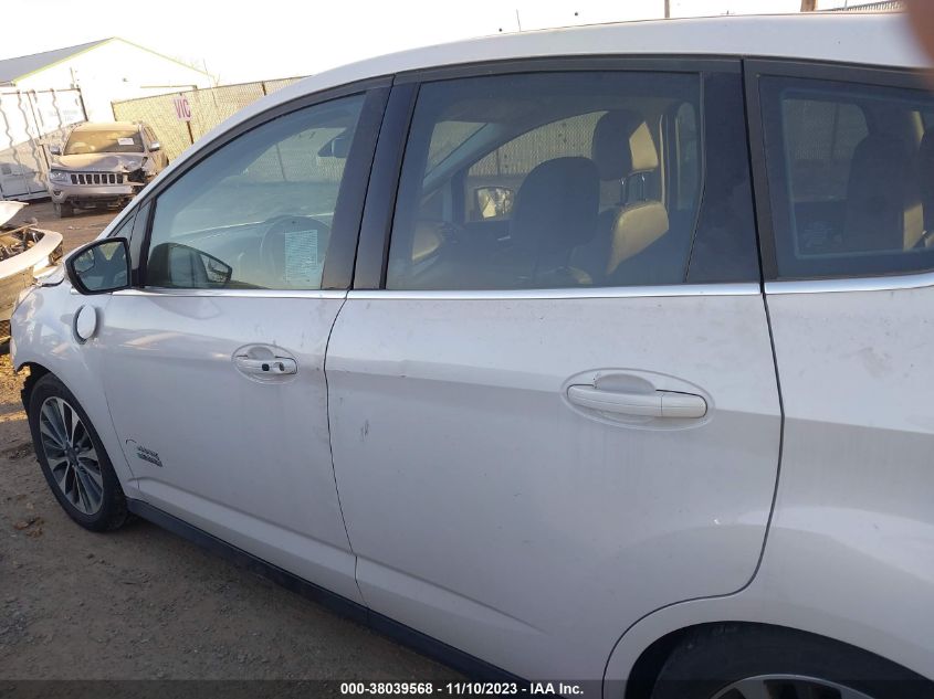 2017 Ford C-Max Energi Titanium VIN: 1FADP5FU9HL109884 Lot: 38039568