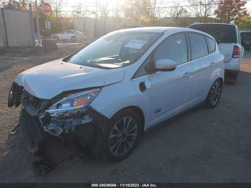 2017 Ford C-Max Energi Titanium VIN: 1FADP5FU9HL109884 Lot: 38039568