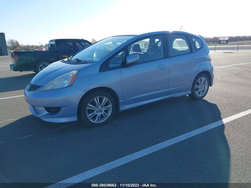 2009 Honda Fit Sport VIN: JHMGE88459S003949 Lot: 38039662