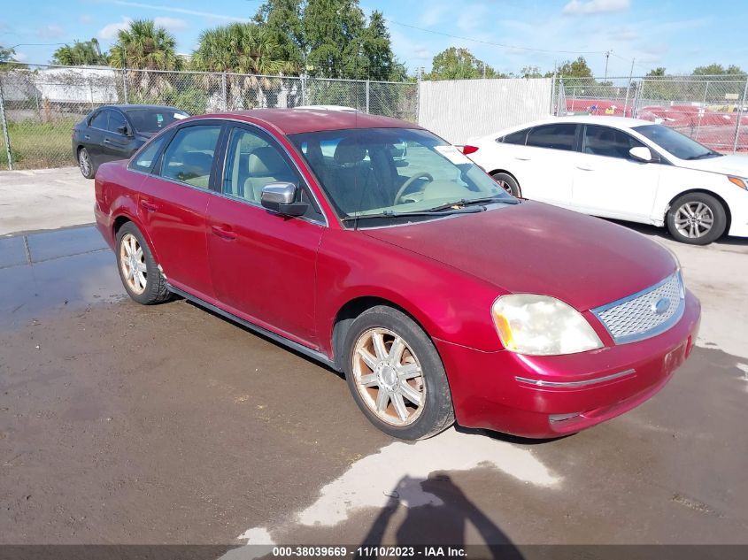 2007 Ford Five Hundred Limited VIN: 1FAHP251X7G140012 Lot: 38039669