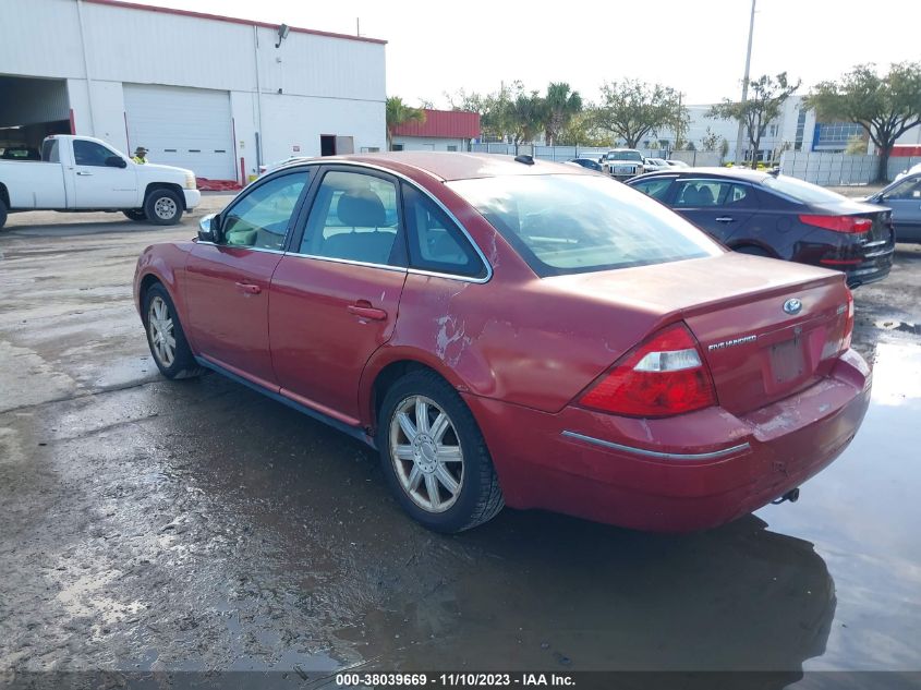 2007 Ford Five Hundred Limited VIN: 1FAHP251X7G140012 Lot: 38039669