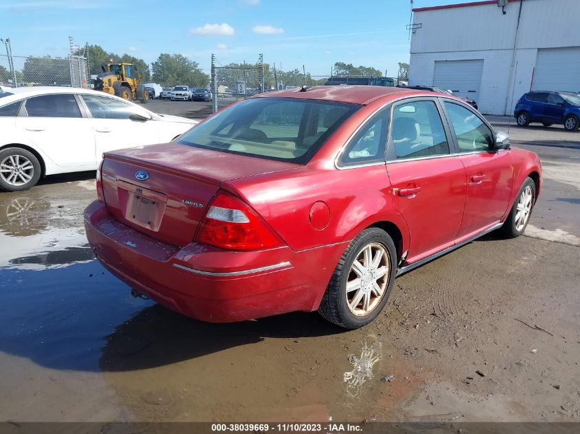 2007 Ford Five Hundred Limited VIN: 1FAHP251X7G140012 Lot: 38039669