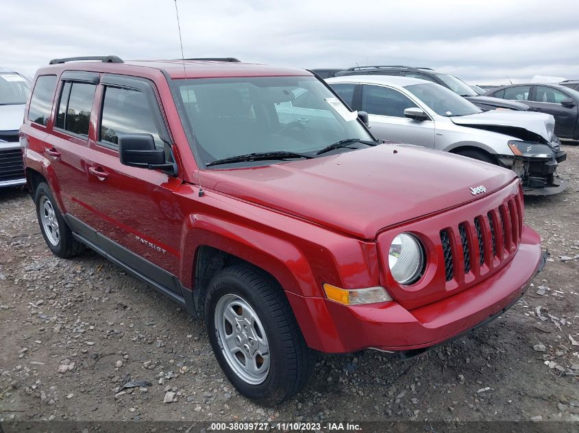 2015 Jeep Patriot Sport VIN: 1C4NJPBA1FD340969 Lot: 38039727