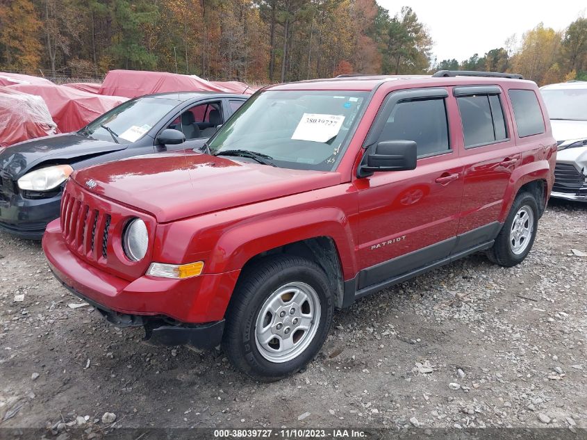 2015 Jeep Patriot Sport VIN: 1C4NJPBA1FD340969 Lot: 38039727