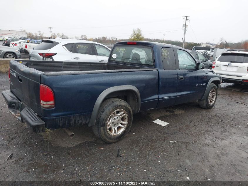 2002 Dodge Dakota Base VIN: 1B7GL12X72S663580 Lot: 38039875