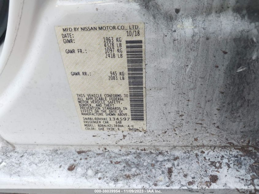 2015 Honda Cr-V Ex VIN: JN8AY2ND8JX001639 Lot: 38039954