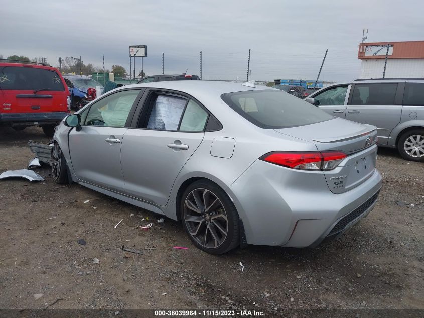 2020 Toyota Corolla Se VIN: JTDS4RCE7LJ025971 Lot: 38039964