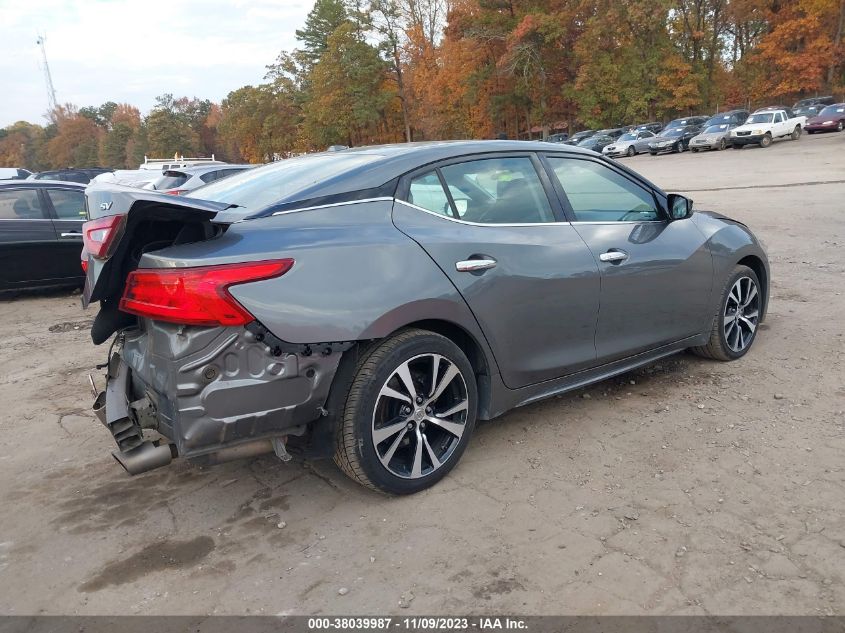 2018 Nissan Maxima 3.5 Sv VIN: 1N4AA6AP8JC378363 Lot: 38039987