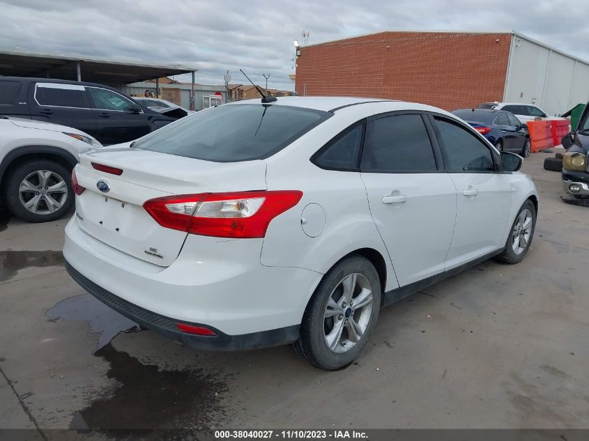 2014 Ford Focus Se VIN: 1FADP3F20EL406136 Lot: 38040027