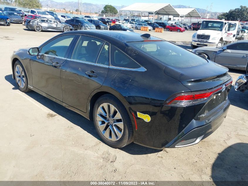 2022 Toyota Mirai Xle VIN: JTDAAAAA9NA005973 Lot: 38040072