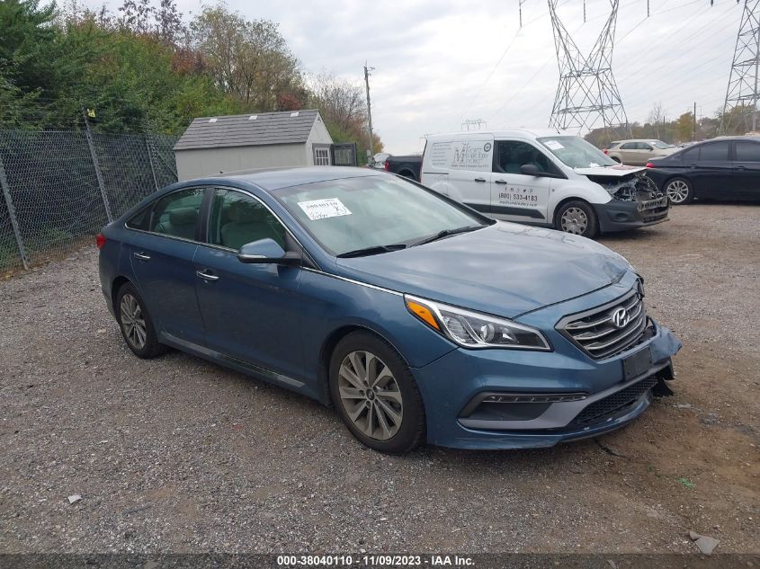 2015 Hyundai Sonata Sport VIN: 5NPE34AF7FH247695 Lot: 38040110