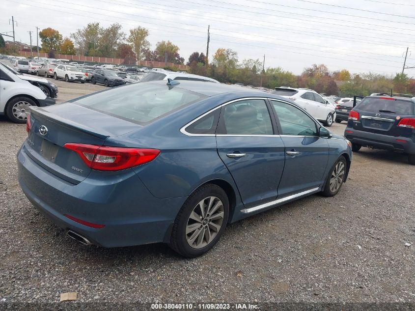 2015 Hyundai Sonata Sport VIN: 5NPE34AF7FH247695 Lot: 38040110