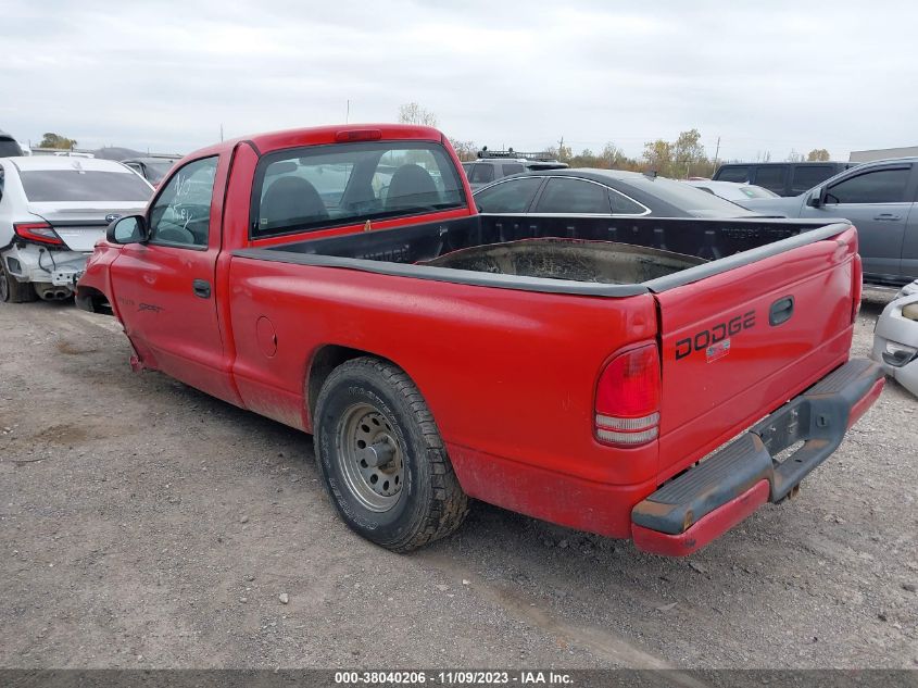 1999 Dodge Dakota Slt/Sport VIN: 1B7FL26X0XS217032 Lot: 38958994