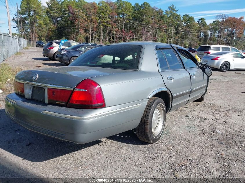 1998 Mercury Grand Marquis Ls VIN: 2MEFM75W0WX601762 Lot: 38040254