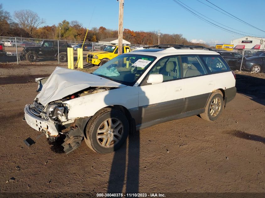2000 Subaru Outback Limited VIN: 4S3BH6867Y6638266 Lot: 38040375