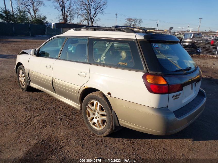 2000 Subaru Outback Limited VIN: 4S3BH6867Y6638266 Lot: 38040375