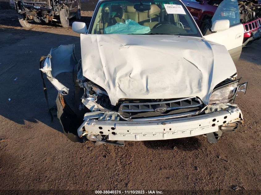 2000 Subaru Outback Limited VIN: 4S3BH6867Y6638266 Lot: 38040375