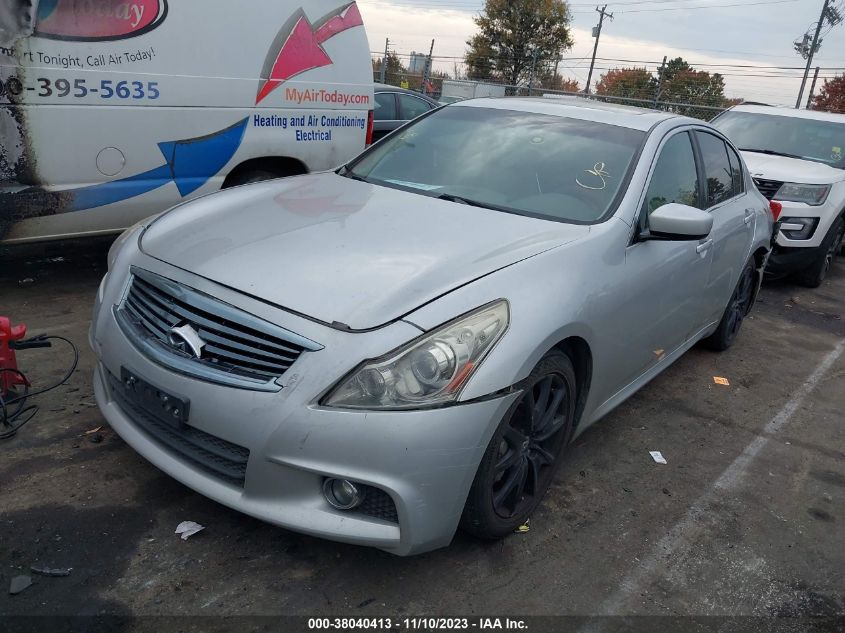 2013 Infiniti G37 Journey VIN: JN1CV6AP1DM301651 Lot: 38040413