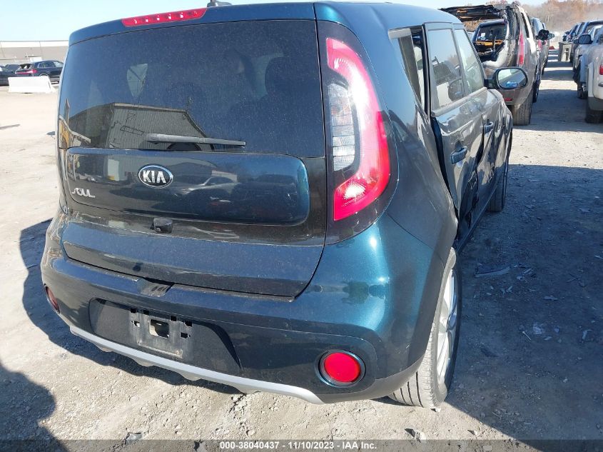 2018 Kia Soul + VIN: KNDJP3A59J7510660 Lot: 38040437