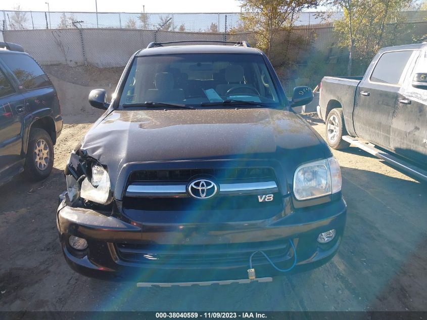 2006 Toyota Sequoia Sr5 V8 VIN: 5TDBT44AX6S264701 Lot: 38040559