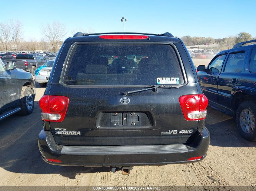 2006 Toyota Sequoia Sr5 V8 VIN: 5TDBT44AX6S264701 Lot: 38040559