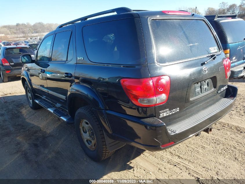 2006 Toyota Sequoia Sr5 V8 VIN: 5TDBT44AX6S264701 Lot: 38040559