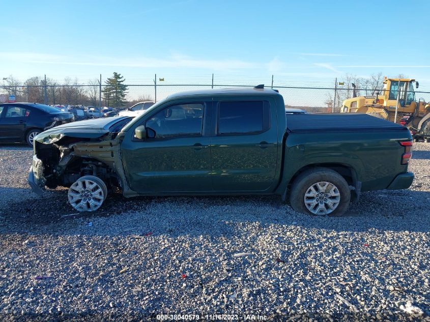 2022 Nissan Frontier Sv 4X4 VIN: 1N6ED1EKXNN613406 Lot: 38040579