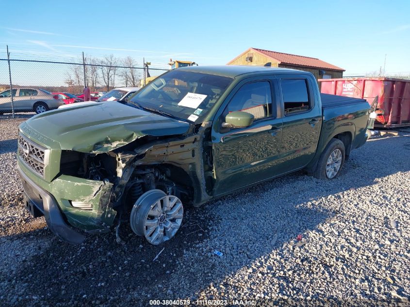 2022 Nissan Frontier Sv 4X4 VIN: 1N6ED1EKXNN613406 Lot: 38040579