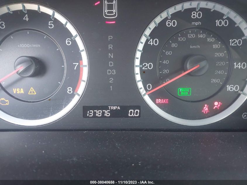 2010 Honda Accord Sdn Lx VIN: 1HGCP2F33AA131538 Lot: 38040658