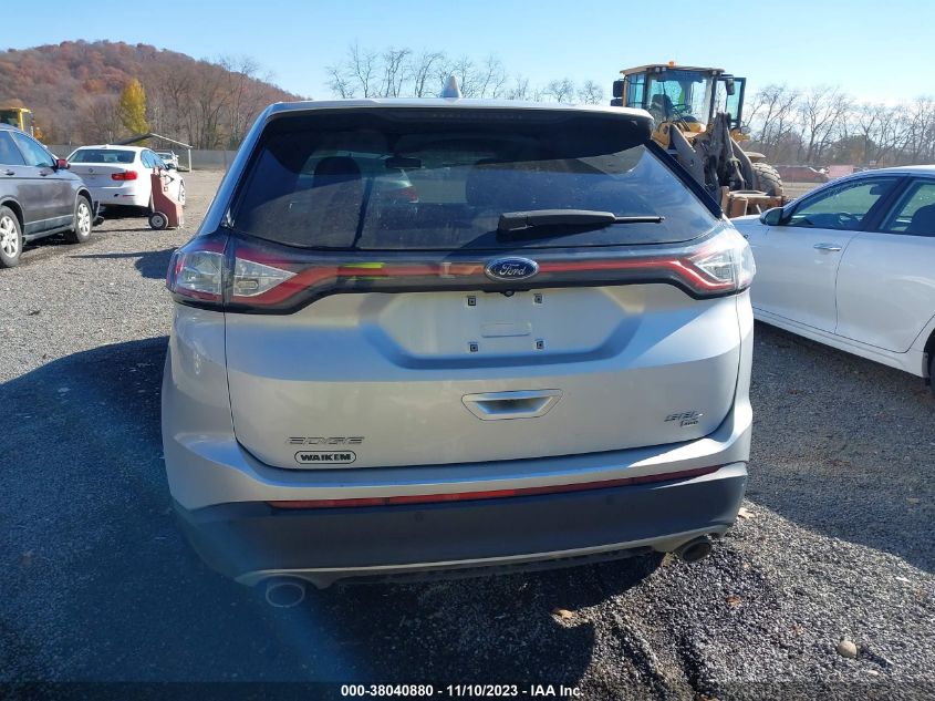 2016 Ford Edge Sel VIN: 2FMPK4J83GBC10732 Lot: 38040880