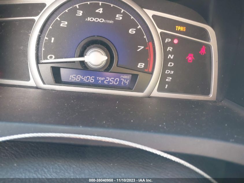 2008 Honda Civic Lx VIN: 2HGFG12648H551618 Lot: 38040958