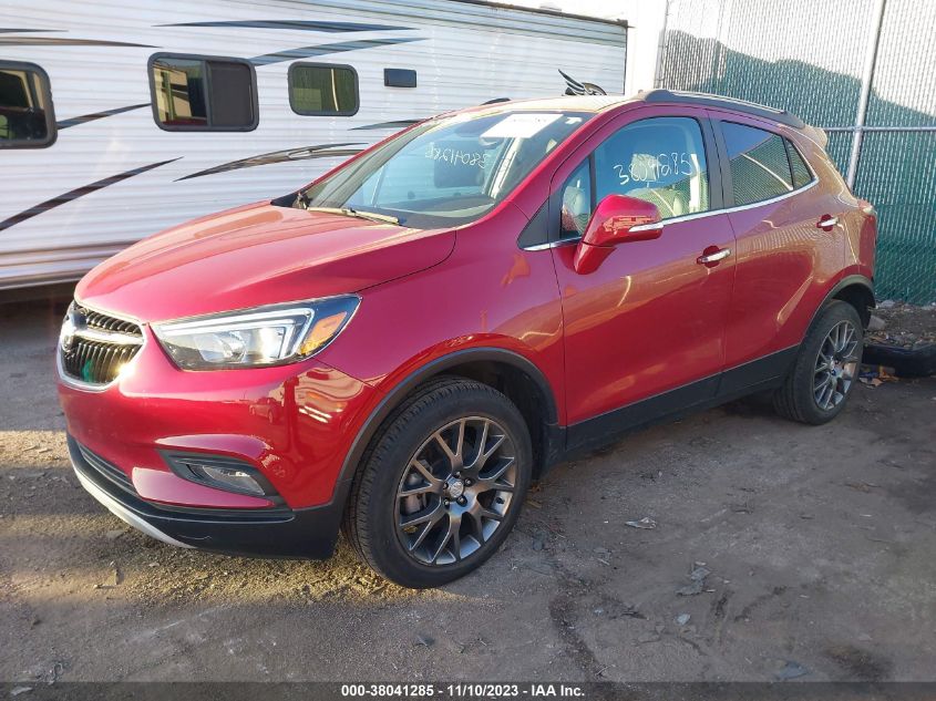 2019 Buick Encore Awd Sport Touring VIN: KL4CJ2SM7KB700900 Lot: 38041285