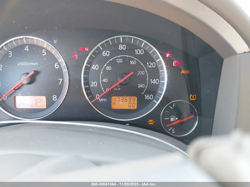 2004 Infiniti Fx45 VIN: JNRBS08W24X402529 Lot: 38041364