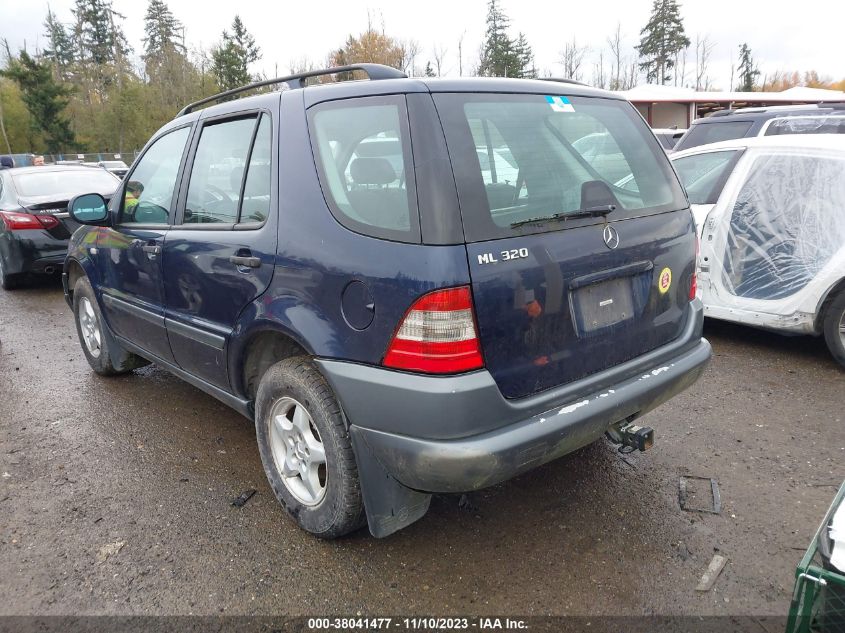 1999 Mercedes-Benz Ml 320 VIN: 4JGAB54E5XA132320 Lot: 38041477