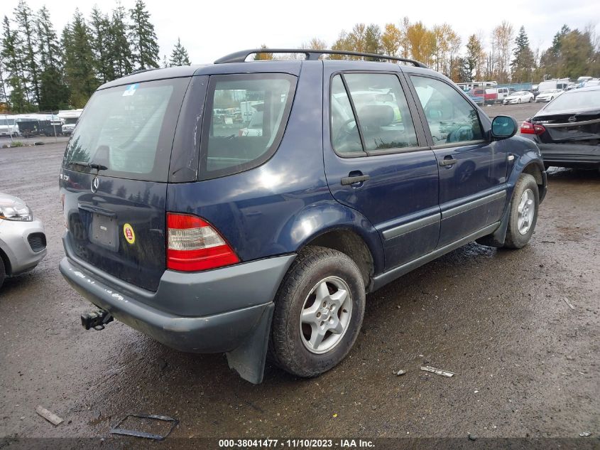 1999 Mercedes-Benz Ml 320 VIN: 4JGAB54E5XA132320 Lot: 38041477