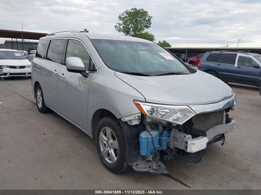 2017 Nissan Quest Sv VIN: JN8AE2KP0H9168888 Lot: 38041689