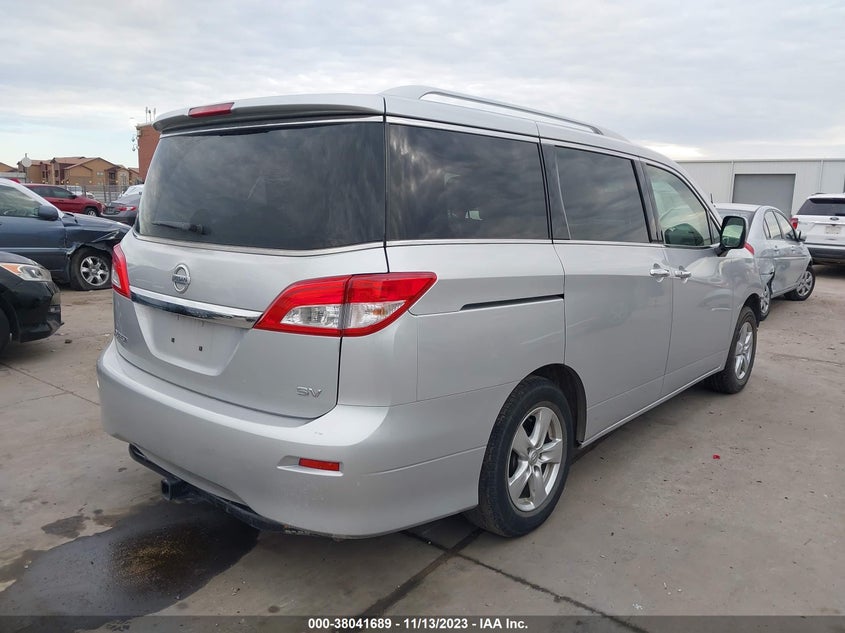 2017 Nissan Quest Sv VIN: JN8AE2KP0H9168888 Lot: 38041689