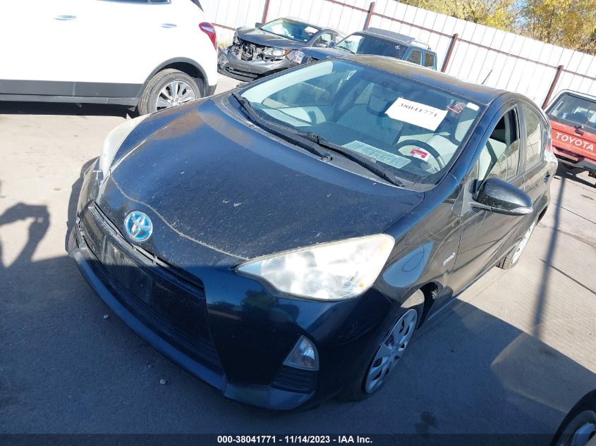 2013 Toyota Prius C One/Two/Three/Four VIN: JTDKDTB35D1557640 Lot: 38041771