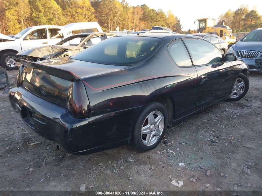 2005 Chevrolet Monte Carlo Lt VIN: 2G1WX12K059243999 Lot: 38041826