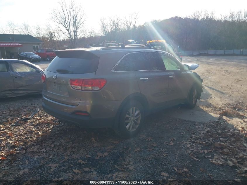 5XYPGDA57GG139140 2016 Kia Sorento 3.3L Lx