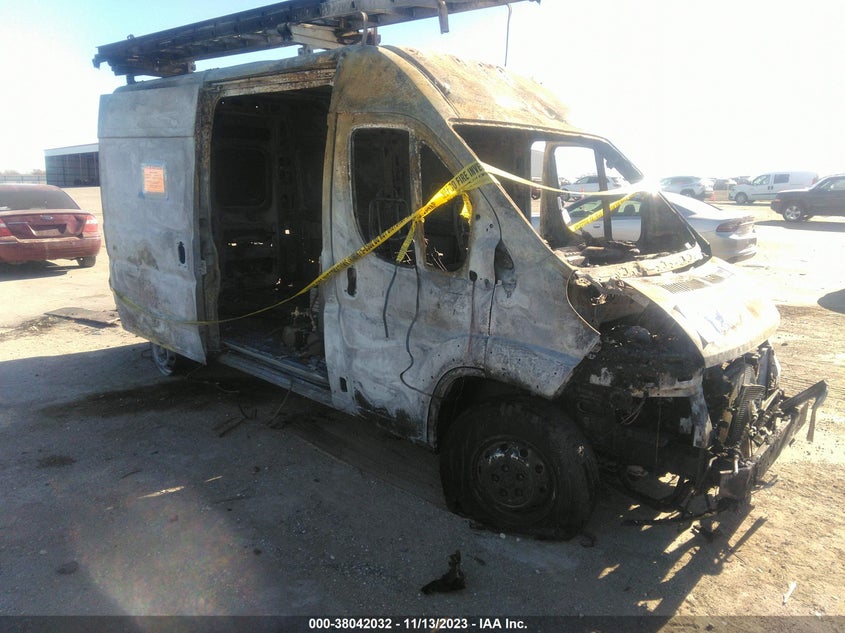 2021 Ram Promaster 2500 High Roof 136" Wb VIN: 3C6LRVCG9ME566218 Lot: 38042032