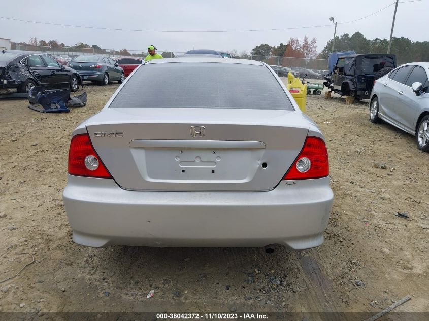 2005 Honda Civic Cpe Lx VIN: 1HGEM22535L055421 Lot: 38042372