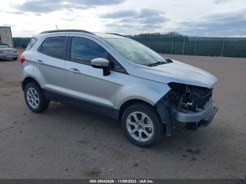 2020 Ford Ecosport Se VIN: MAJ6S3GL9LC339502 Lot: 38042626