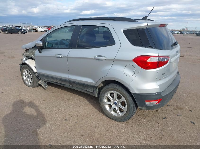 2020 Ford Ecosport Se VIN: MAJ6S3GL9LC339502 Lot: 38042626