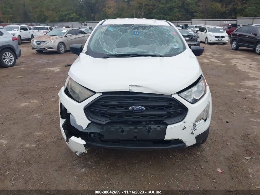 MAJ3S2FEXKC262590 2019 Ford Ecosport S