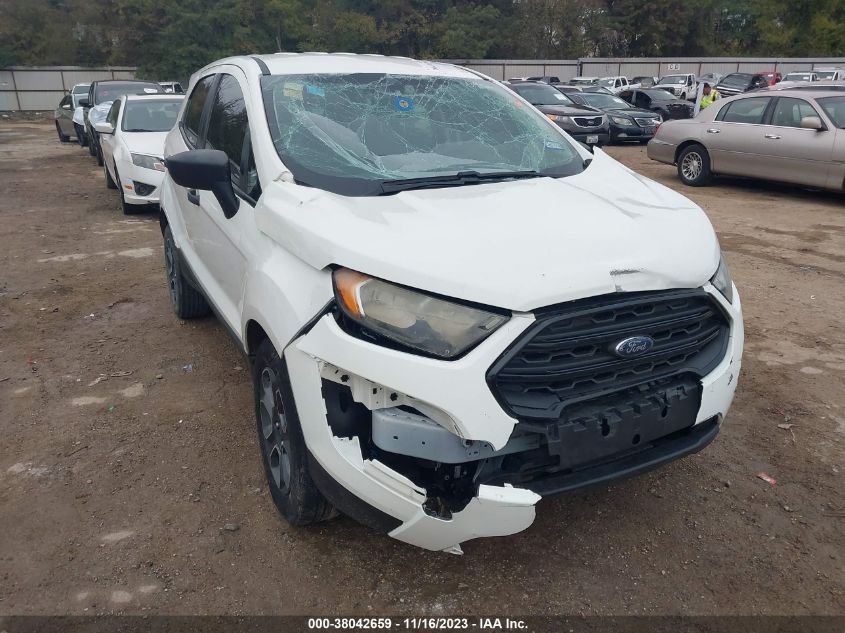 MAJ3S2FEXKC262590 2019 Ford Ecosport S