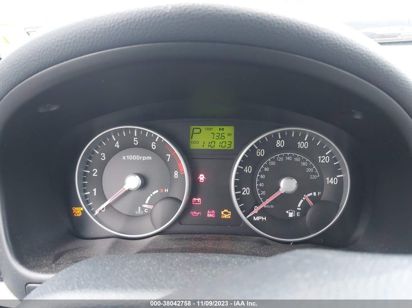 2007 Hyundai Accent Gls VIN: KMHCN46C47U107025 Lot: 38042758