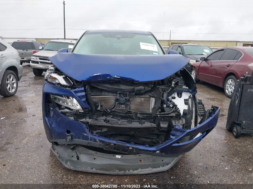 2022 Nissan Rogue Sv Fwd VIN: 5N1BT3BA8NC677662 Lot: 38042780