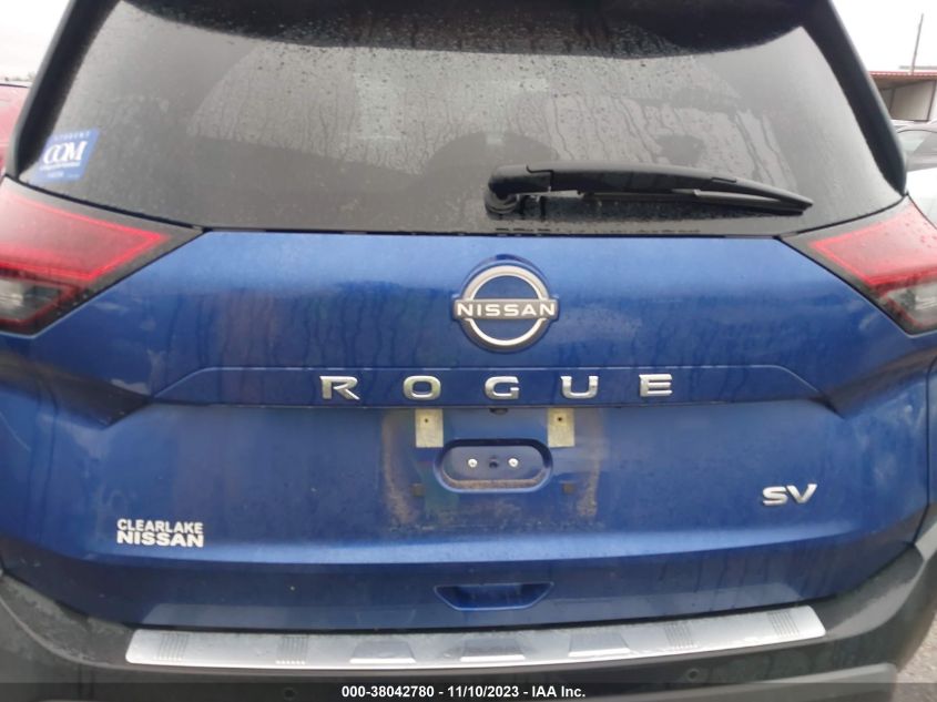 2022 Nissan Rogue Sv Fwd VIN: 5N1BT3BA8NC677662 Lot: 38042780