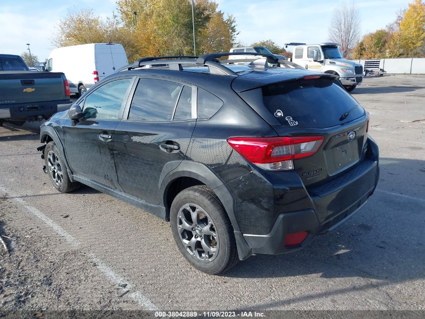 2021 Subaru Crosstrek Sport VIN: JF2GTHSC8MH337794 Lot: 38042889